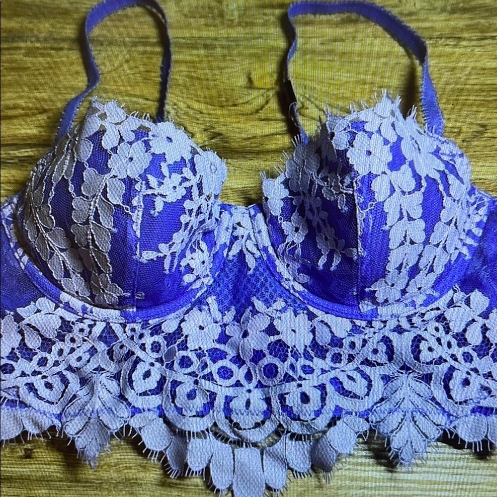 Victoria's Secret Purple Lace Bra